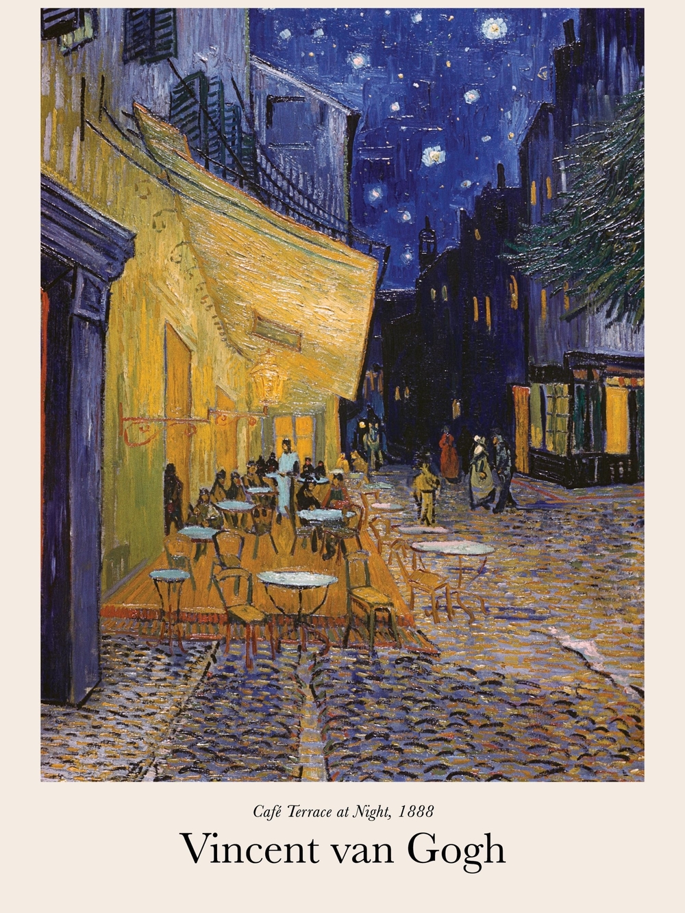Van Gogh Cafe Terrace at Night Art Print 20x28